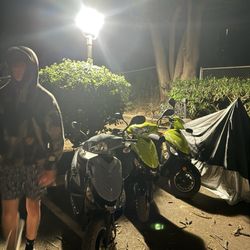 Maui Scooter Shack - These are the 3 mopeds we rented. Riding around in style