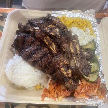 Won's Korean BBQ - Kalbi plate - Korean Near Me - Kahului, Hawaii