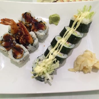 Love Sushi - Shrimp tempura roll and Boston roll! My two favorite here! - Japanese Near Me - Gaithersburg, Maryland Love Sushi - Shrimp tempura roll and Boston roll! My two favorite here! - Japanese Near Me - Gaithersburg, Maryland