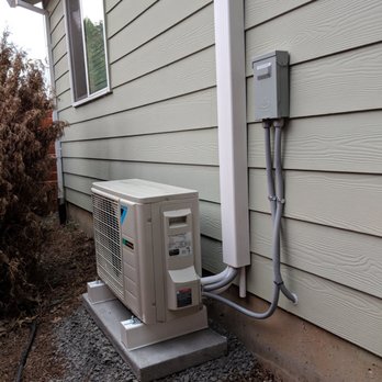 Cascade Ductless - All lines and were run through the closet (covered) to outside very cleanly. All electrical was run through crawlspace. - Heating & Air Conditioning/HVAC Near Me Cascade Ductless - All lines and were run through the closet (covered) to outside very cleanly. All electrical was run through crawlspace. - Heating & Air Conditioning/HVAC Near Me