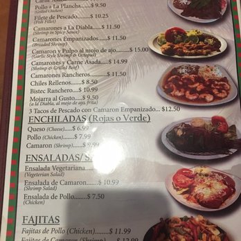 El Camaron Pelao - Last menu pic, I promise. - Seafood Near Me - Palmdale, California