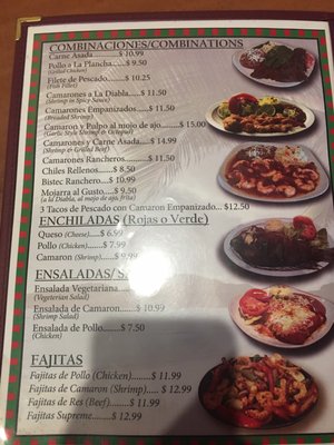 Menu photo 1 El Camaron Pelao Palmdale, CA