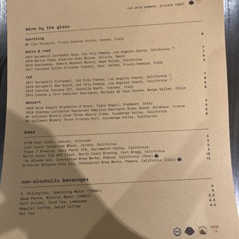 The Restaurant at Kellogg Ranch - Menu as of 2/28/23 - New American Near Me - Pomona, California