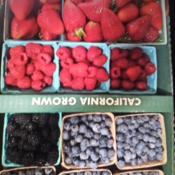 Studio City Farmers Market - Fresh berries. Strawberries, Raspberries and Blueberries. Also, they were sweet. Just the way that I like them to be.. - Farmers Market Near Me - Studio City, California