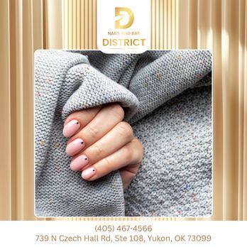 District Nails Bar - " Dazzle with Every Detail 
Get nails that speak volumes! From minimalist chic to bold statement art, our talented artists bring your visi - Waxing Near Me - Yukon, Oklahoma