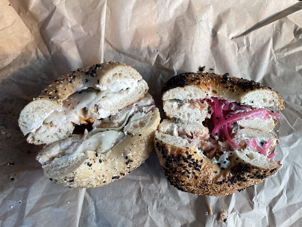 Old Salt Fish and Bagels Logo