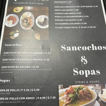 Tienda Vieja - Menu - Colombian Near Me - Hollywood, Florida Tienda Vieja - Menu - Colombian Near Me - Hollywood, Florida