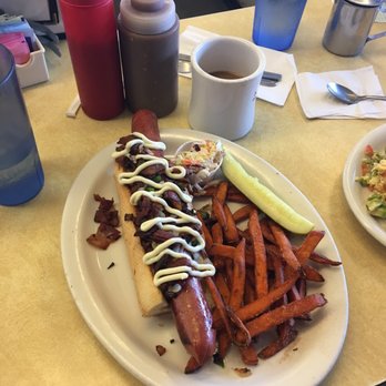 Nick's Cafe - LA-style 1/2 lb hot dog - Diners Near Me - Los Angeles, California