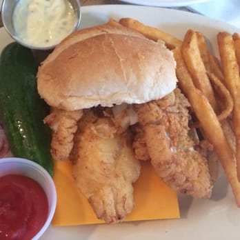 The Landing Restaurant - Fried cod fish sandwich - Seafood Near Me - Marblehead, Massachusetts