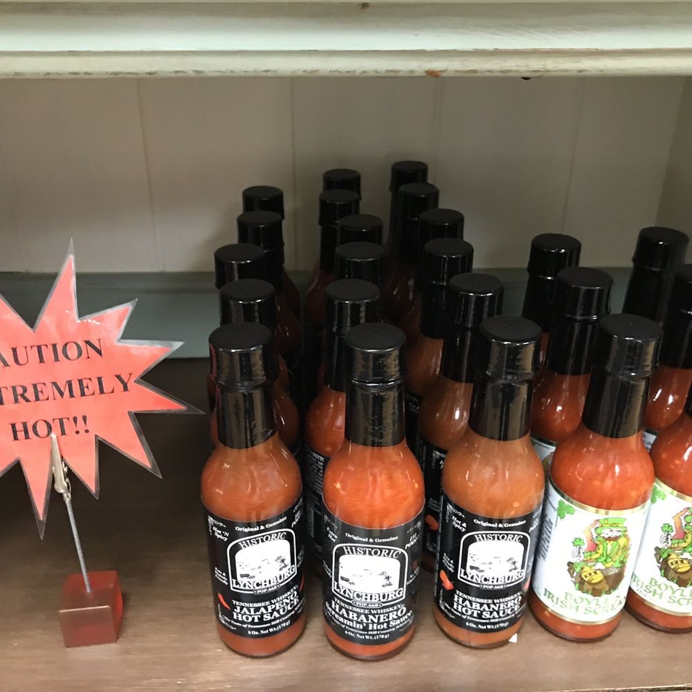 Simonton Cheese House - a display of hot sauces - Specialty Food Near Me - Crossville, Tennessee Simonton Cheese House - a display of hot sauces - Specialty Food Near Me - Crossville, Tennessee