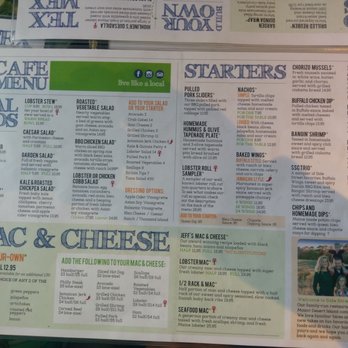 Side Street Cafe - The Menu as of Sept 2018. - American Near Me - Bar Harbor, Maine