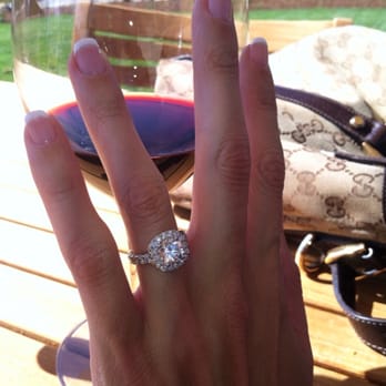 Marvel Jewelry - Engagement ring moments after getting it! - Jewelry Near Me - Los Angeles, California