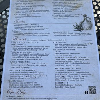 Crust & Cocktails - Food menu - Cocktail Bars Near Me - Akron, Ohio