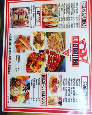 Menu photo 2 La guajira pizzería Cubana Hialeah, FL Menu photo 2 La guajira pizzería Cubana Hialeah, FL