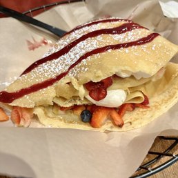 Berry and Cream Crepe