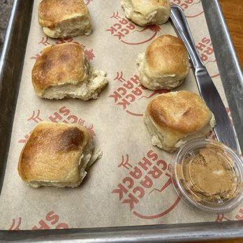 The Crack Shack - 6 Pieces Mini Biscuits - Chicken Shop Near Me - Costa Mesa, California