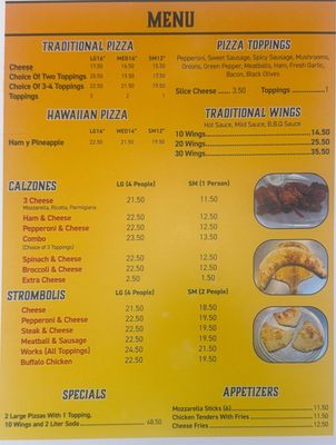 Menu photo 1 Restaurante El Gallito Dover, DE Menu photo 1 Restaurante El Gallito Dover, DE