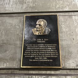 Wilshire / Vermont Red and Purple Line Station - Dedication