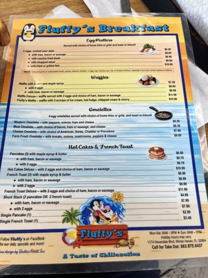 Menu photo 1 Fluffy's Winter Haven, FL