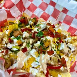 The Bistro - Chicken Fajita Loaded Nachos