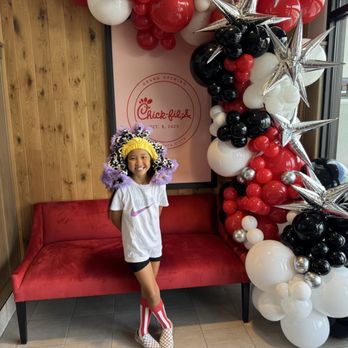 Chick-fil-A - GO Day...dress like a Cow/accessory 10.09.25 - Fast Food Near Me - Placentia, California