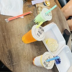 Tita Boba - POG Fruit Tea Ube Bun-SM Pork Bun-SM Chicken Bun-LG
