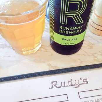 Rudy's Neapolitan  Pizza - menu! and a runaway pale ale (2016) - Pizza Near Me - Manchester, XGM