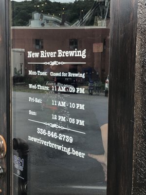 Menu photo 8 New River Brewing West Jefferson, NC Menu photo 8 New River Brewing West Jefferson, NC