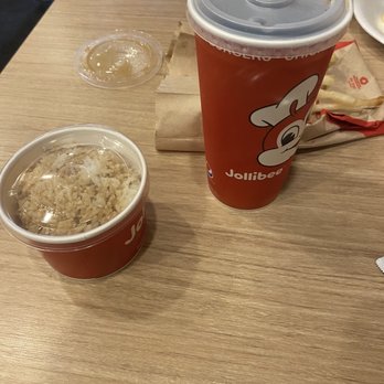 Jollibee - Adobo rice with drink - Fast Food Near Me - Tukwila, Washington