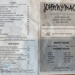 Menu outside, 2025-03