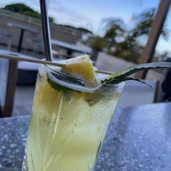 Deck. - Drink looked better than tasted - Hawaiian Near Me - Honolulu, Hawaii