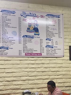 Menu photo 1 Lenchita's Pacoima, CA