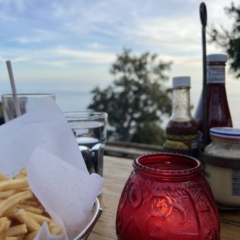 Nepenthe - Half order of fries + view - New American Near Me - Big Sur, California Nepenthe - Half order of fries + view - New American Near Me - Big Sur, California