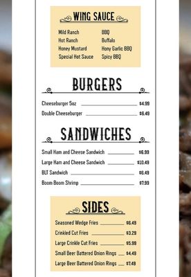 Menu photo 1 Daniel's Cheesesteak House Winter Garden, FL