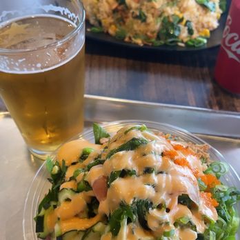 Krave - Poke bowl, Sapporo on draft & Chicken and shrimp fried rice. - Poke Near Me - Tulare, California Krave - Poke bowl, Sapporo on draft & Chicken and shrimp fried rice. - Poke Near Me - Tulare, California