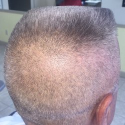 South Hampton Barber Shop - Flat top with a #1 on the back and side