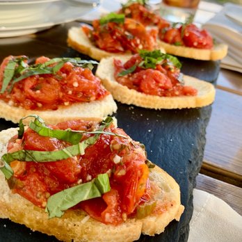 The Charleston Draper - Tomato Basil Bruschetta - New American Near Me - Draper, Utah The Charleston Draper - Tomato Basil Bruschetta - New American Near Me - Draper, Utah
