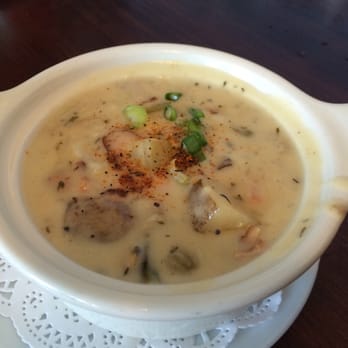 The Attic - Clam chowder "bowl." Lots of bacon. $8. Closest thing to a kids meal. - Breakfast & Brunch Near Me - Long Beach, California The Attic - Clam chowder "bowl." Lots of bacon. $8. Closest thing to a kids meal. - Breakfast & Brunch Near Me - Long Beach, California