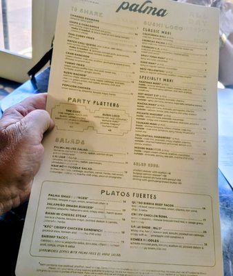 Menu photo 4 Palma Phoenix, AZ