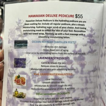 Garden Nails - She said the Hawaiian deluxe is 30 minutes. Maybe I'll try this next time. - Nail Salons Near Me - Kapolei, Hawaii