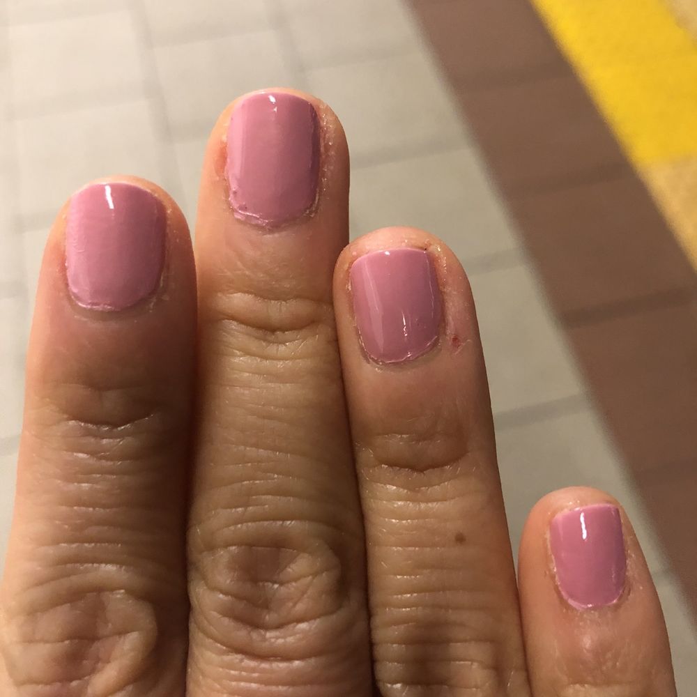 Mumu Nails Spa - Regular Mani. Poorly done. - Nail Salons Near Me - New York, New York Mumu Nails Spa - Regular Mani. Poorly done. - Nail Salons Near Me - New York, New York