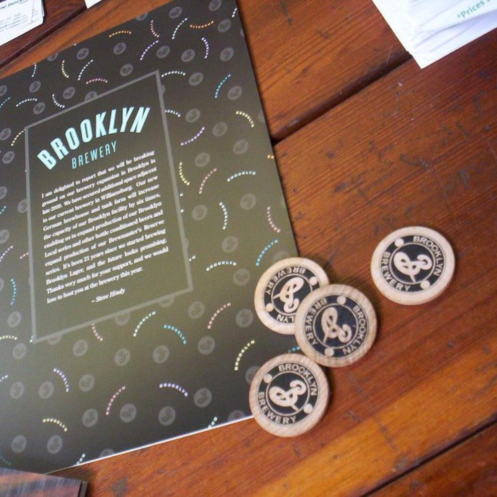 The Brooklyn Brewery - Four tokens left. - Breweries Near Me - Brooklyn, New York The Brooklyn Brewery - Four tokens left. - Breweries Near Me - Brooklyn, New York