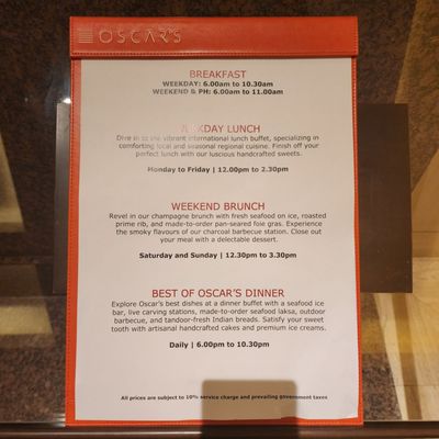 Oscar's @ Conrad Singapore Marina Bay by null