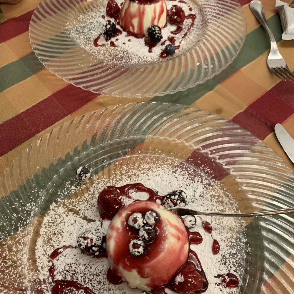 La Cornucopia - Panna cotta with fruit. - Seafood Near Me - Rome, RM