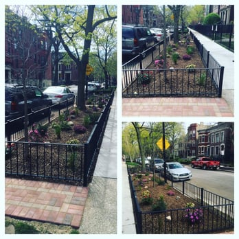 Medina Lawncare - April 2016 - 75 ft x 8 ft parkway.  Carlos's team did a great job! - Fences & Gates Near Me - Chicago, Illinois