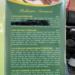 Lily Nails - Service menu 05/26/2023