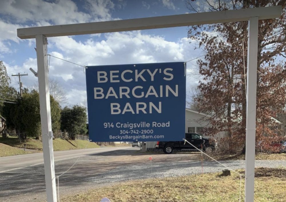 BECKY’S BARGAIN BARN Updated October 2024 914 Craigsville Rd