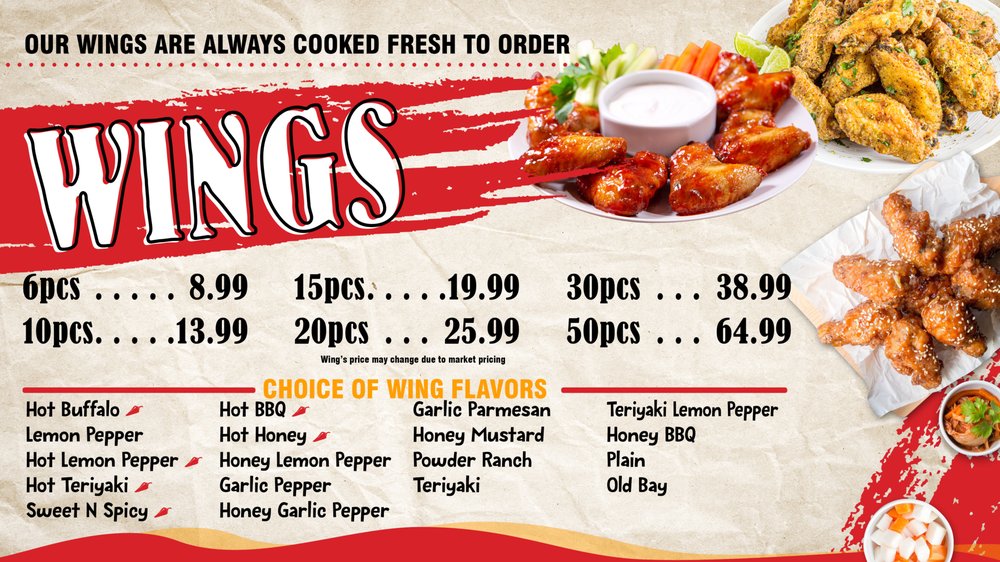 WINGSGO Updated September 2024 1801 Atlantic Ave, Virginia Beach