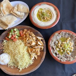 Chicken Shawarma Plate Hummus Chicken Shawarma Plate Hummus