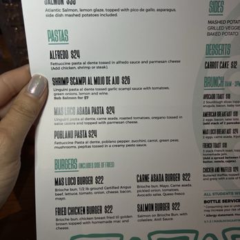 Mas Loco Cantina - Menu - Sports Bars Near Me - San Jose, California